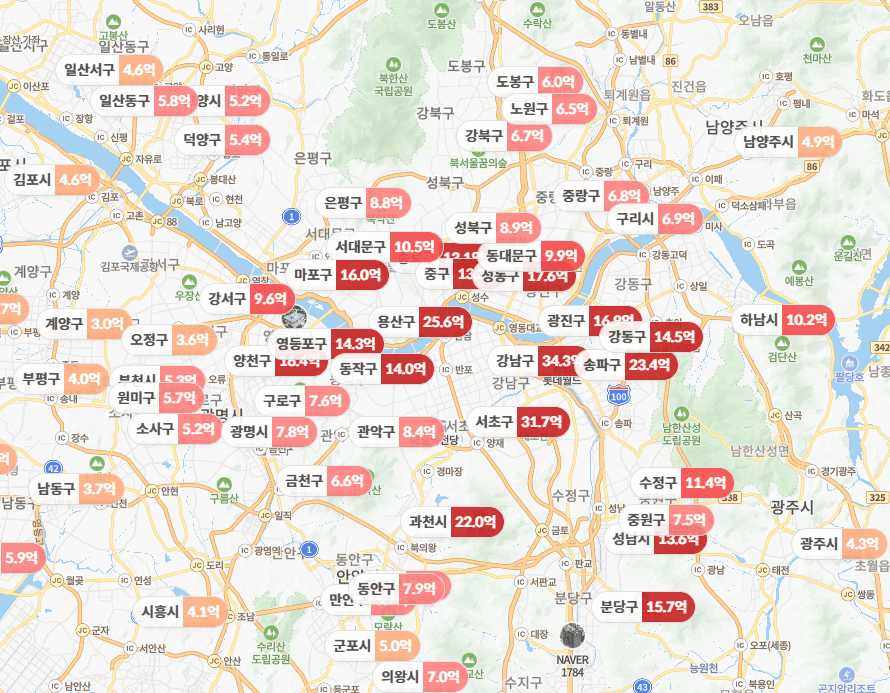 kb국민은행 부동산시세 조회 바로가기 (https://kbland.kr)